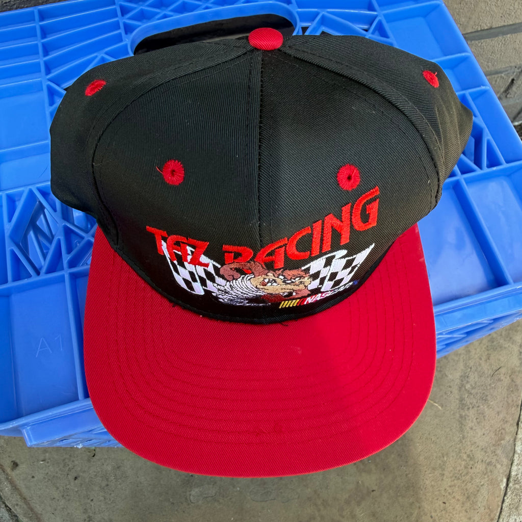 DEADSTOCK 90s Taz Racing NASCAR Two-Tone Snapback