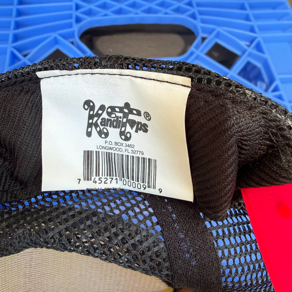 DEADSTOCK 80s Richard Petty Kandi Tops Foam/Mesh Snapback