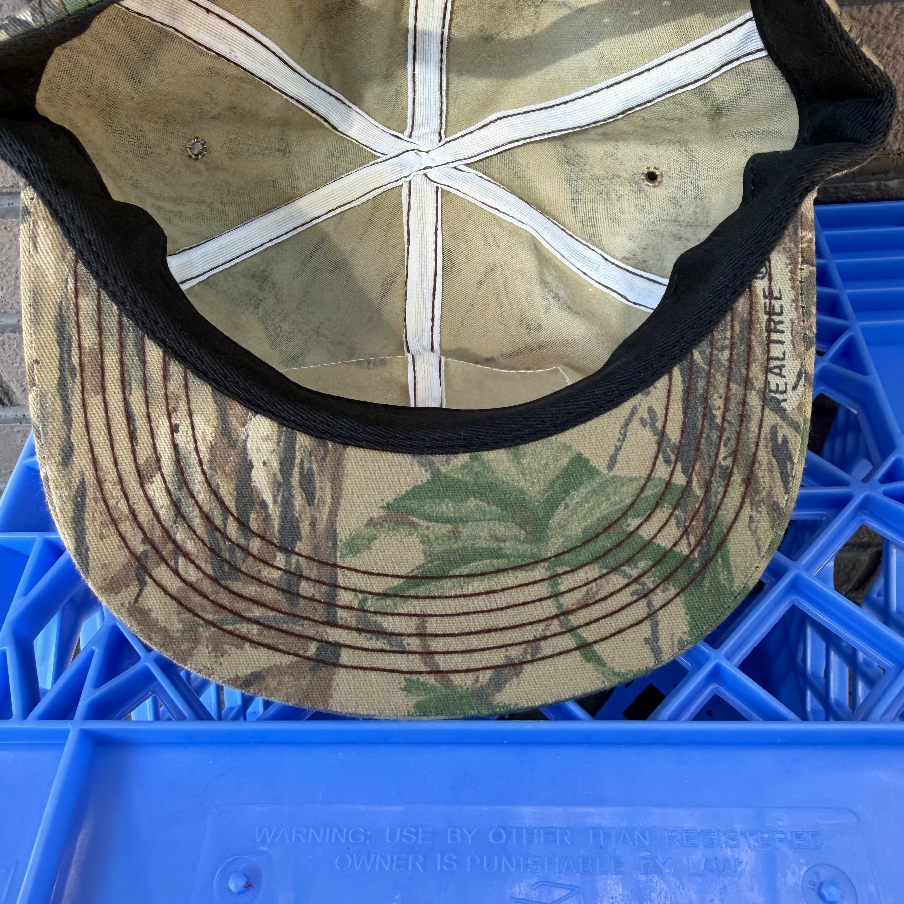 DEADSTOCK 80s Dekalb Missouri Realtree K-Products Snapback miUSA
