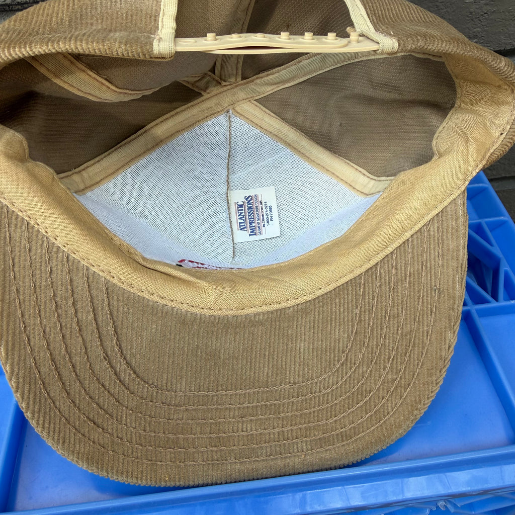 DEADSTOCK 80s Champions Choice Corduroy Snapback miUSA