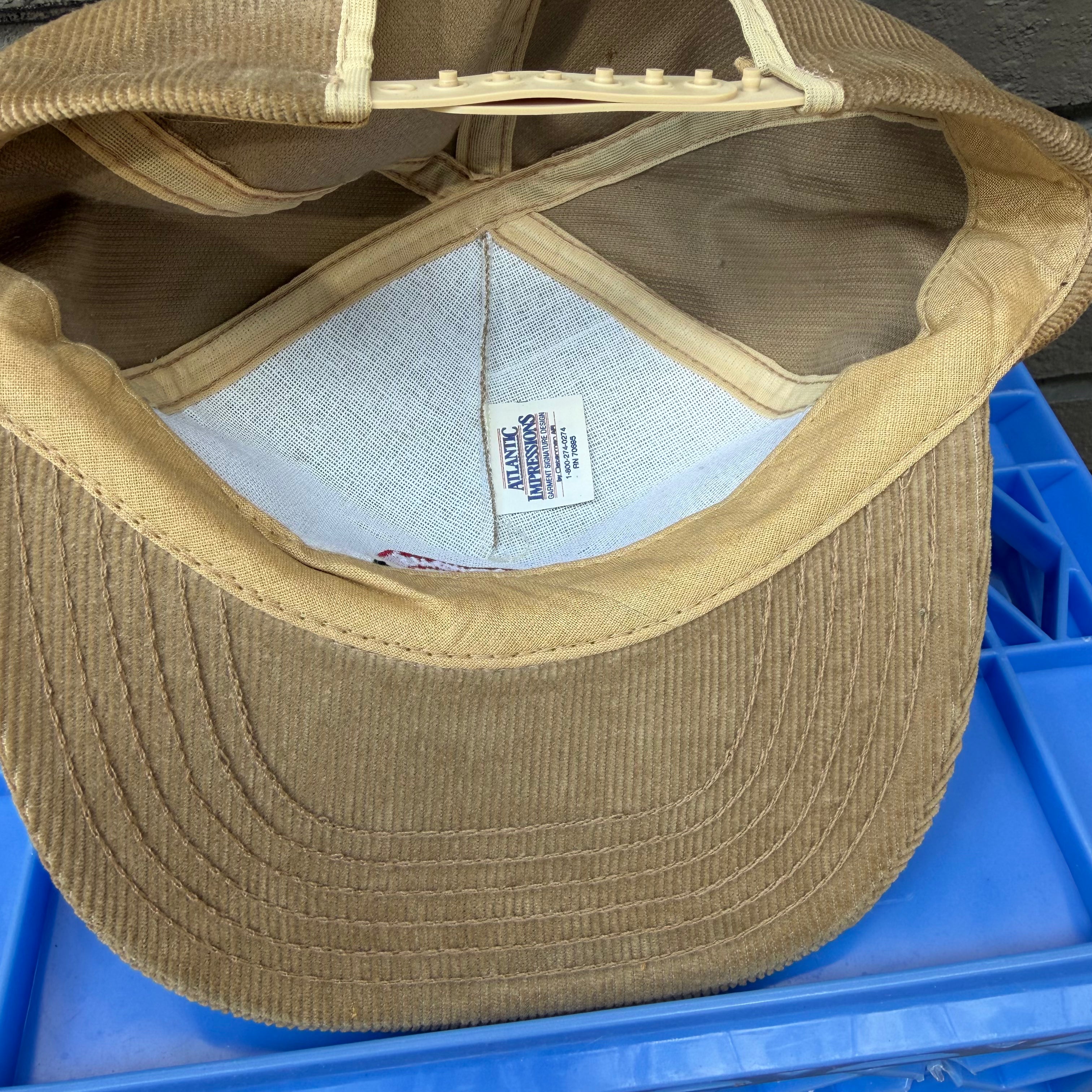 DEADSTOCK 80s Champions Choice Corduroy Snapback miUSA