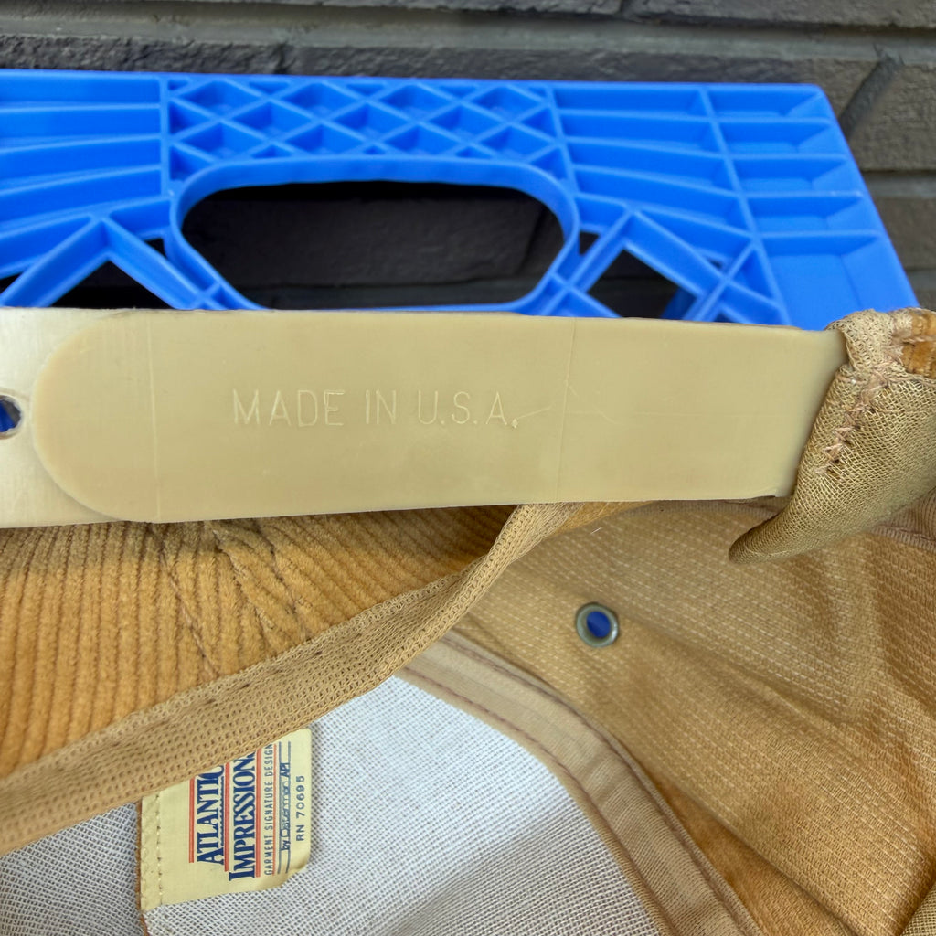 DEADSTOCK 80s Champions Choice Diamond Crystal Corduroy Snapback miUSA