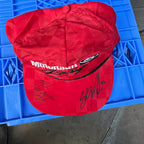 DEADSTOCK 80s/90s Motorcraft Racing Autographed Nylon Checker Snapback miUSA