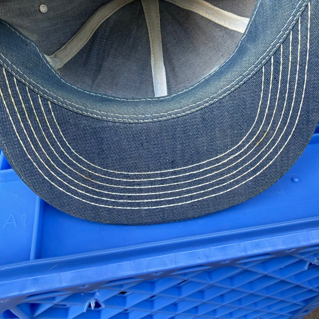 DEADSTOCK 70s/80s K-Products Majors Denim Patch Snapback miUSA