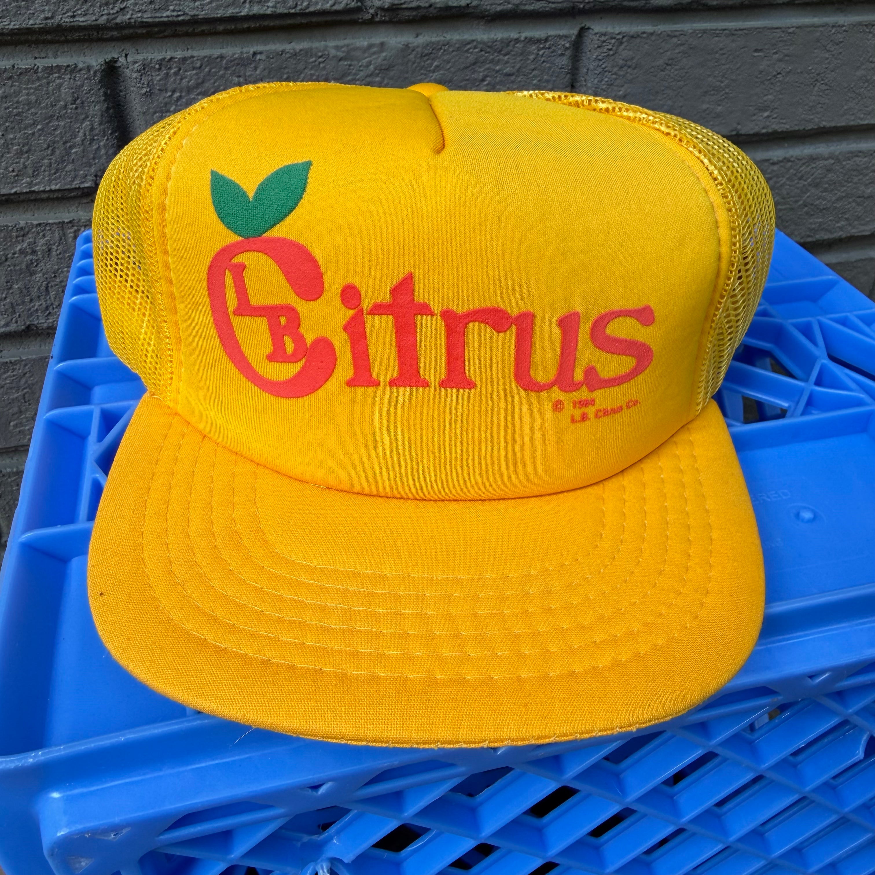DEADSTOCK 80s L.B. Citrus Snapback