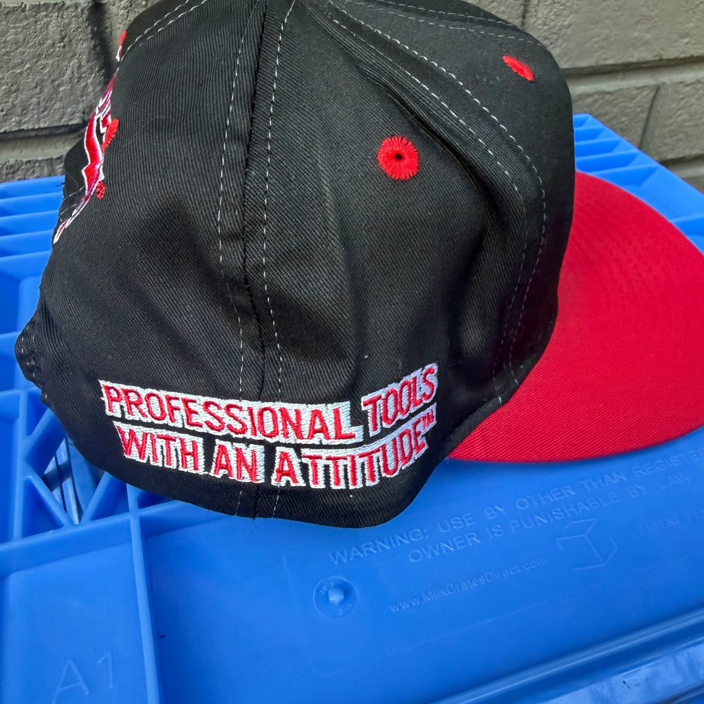 DEADSTOCK 90s Razor-Back Tools Two-Tone Snapback