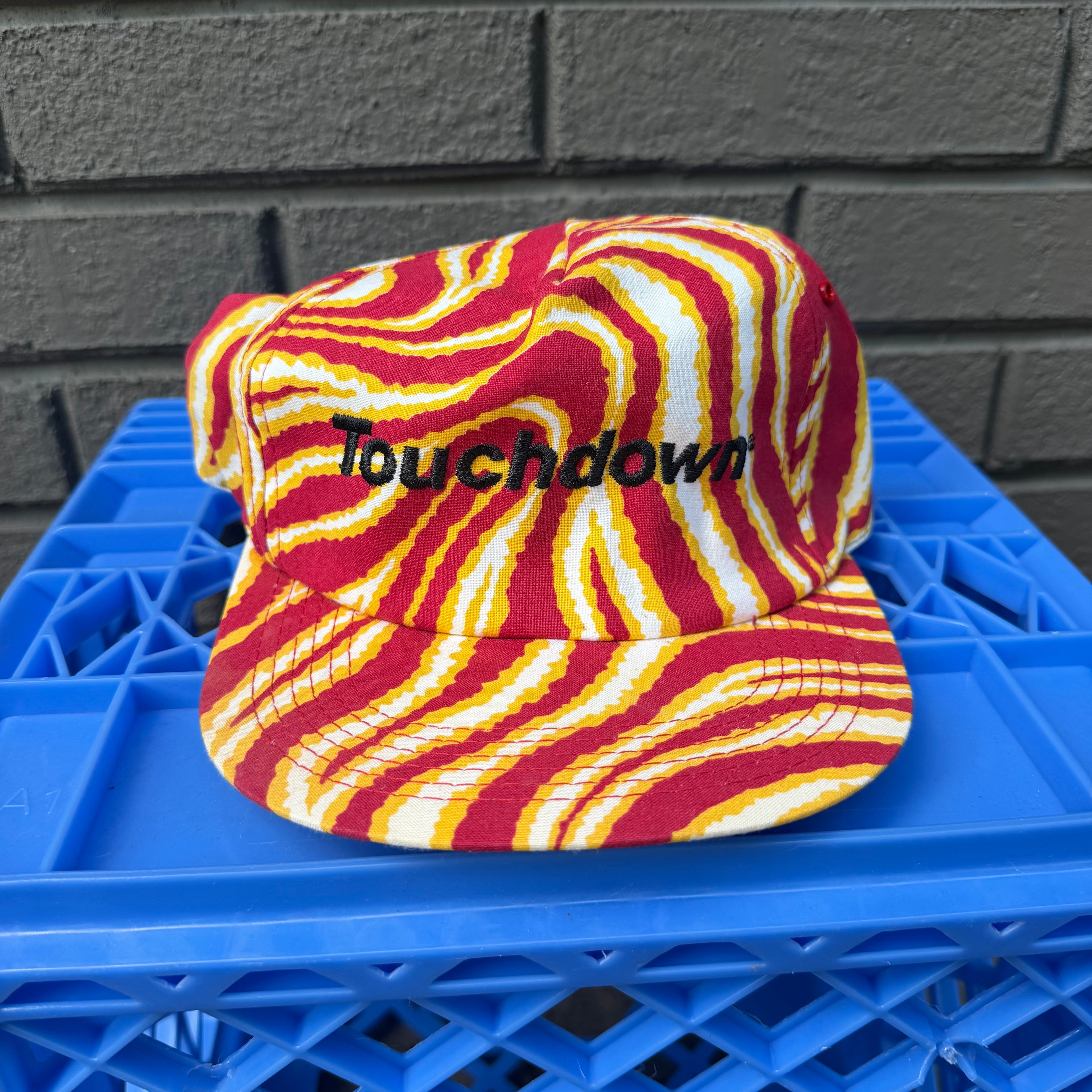 DEADSTOCK Touchdown Herbicide Swirl Print Snapback miUSA