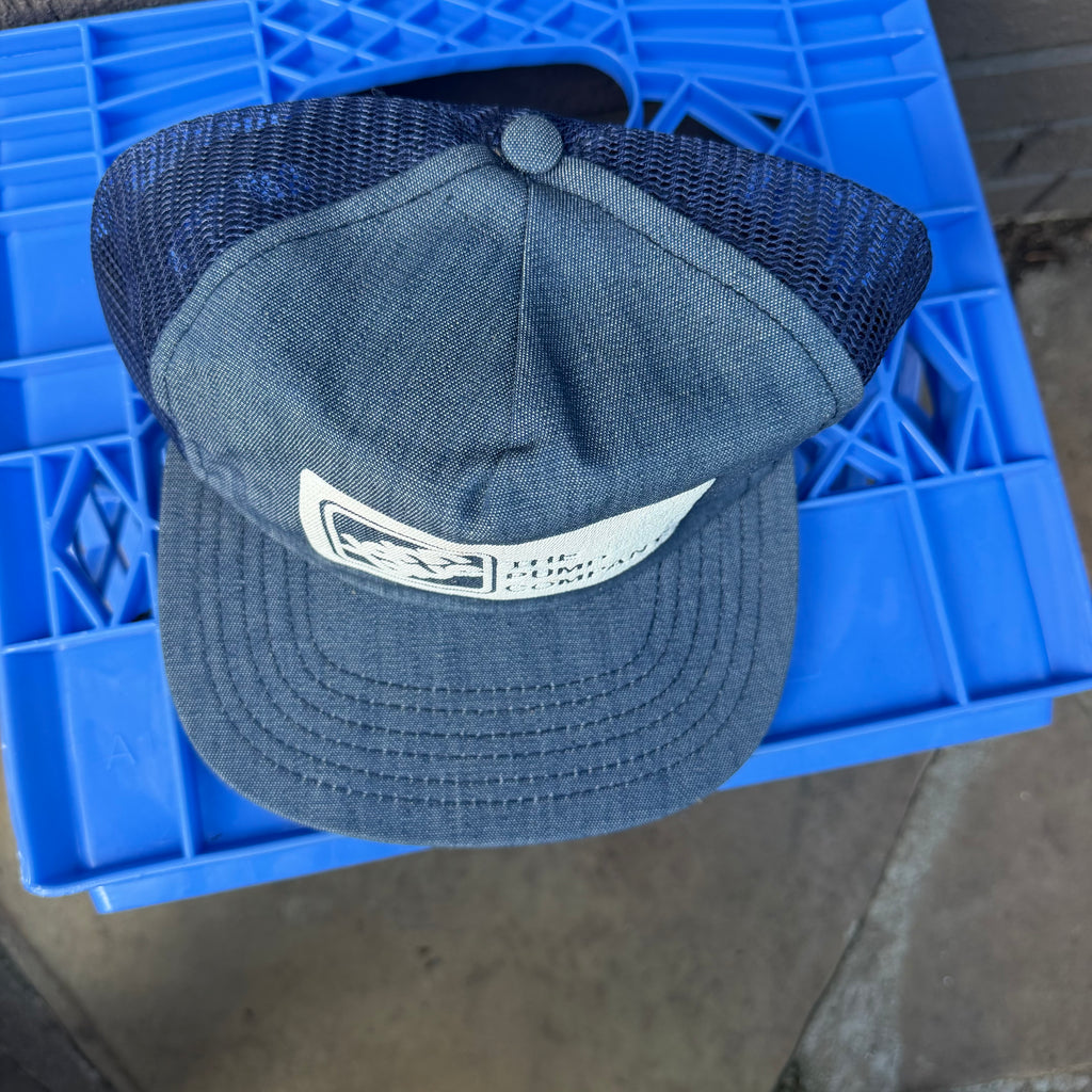 DEADSTOCK 80s John Blue Denim Snapback miUSA