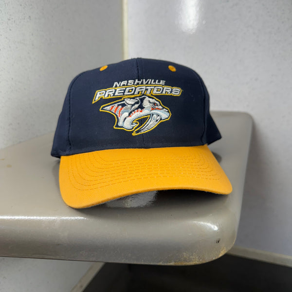90s/Y2K Nashville Predators Logo 7 Two-Tone Snapback