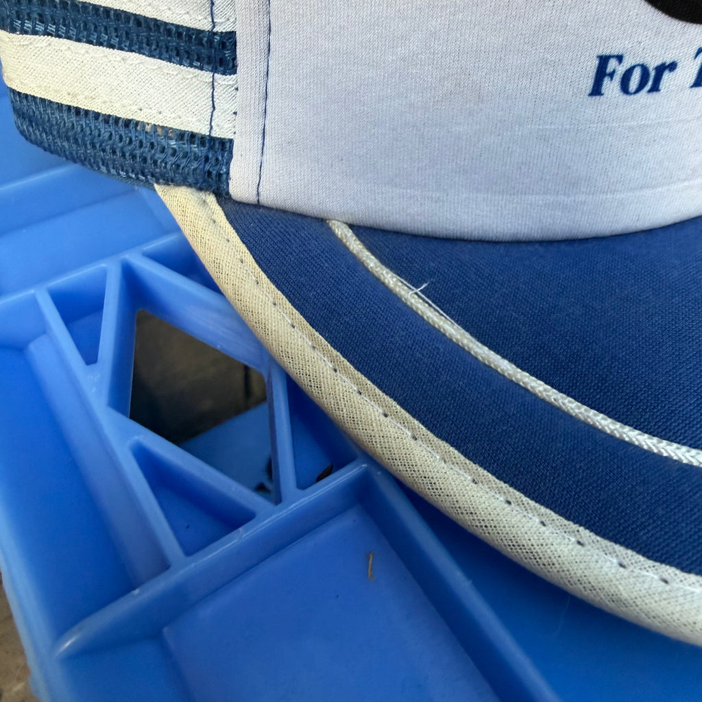 DEADSTOCK 80s 3-Stripe San Sun Feathered Friend Snapback