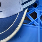 DEADSTOCK 80s 3-Stripe San Sun Feathered Friend Snapback