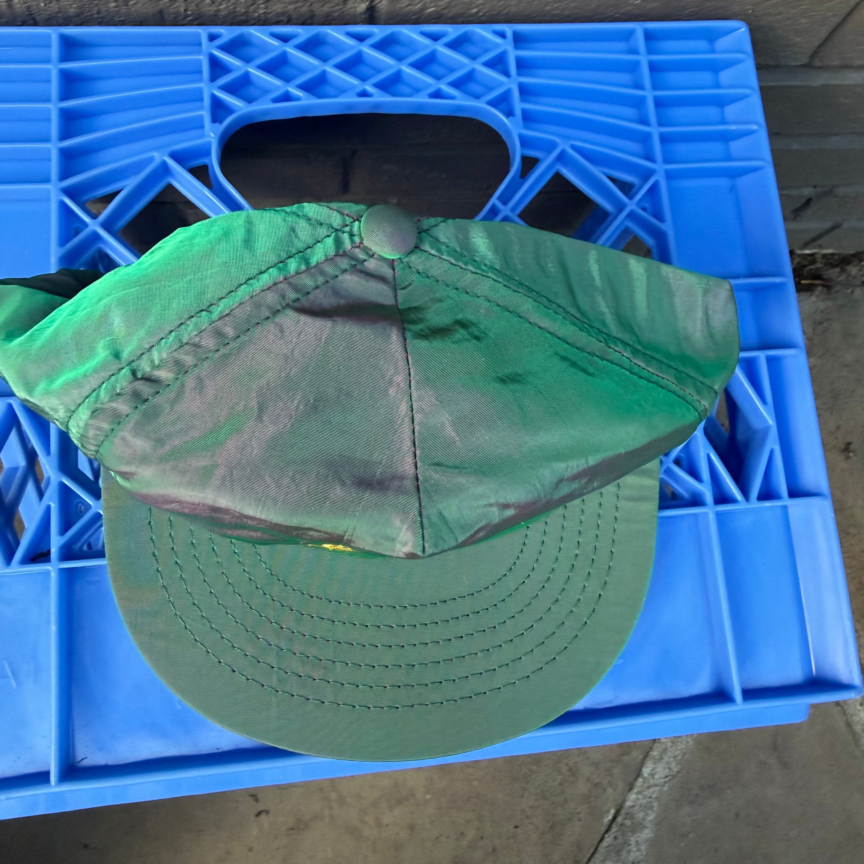 DEADSTOCK 80s/90s Iridescent Color Change Dekalb Swingster Snapback miUSA