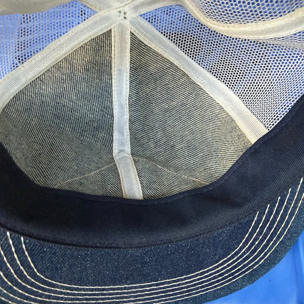DEADSTOCK 70s/80s Farm Credit Patch Denim Snapback miUSA
