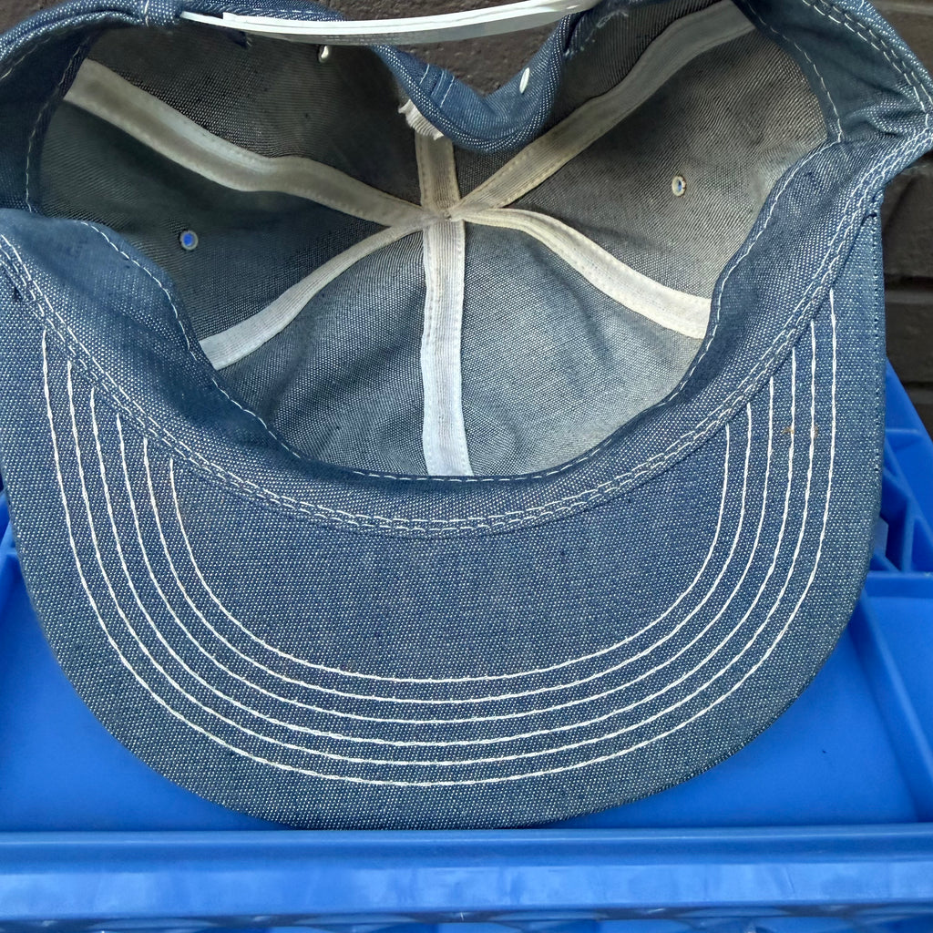 DEADSTOCK 70s/80s Co-Op Fertilizer Patch All Denim  K-Products Snapback miUSA
