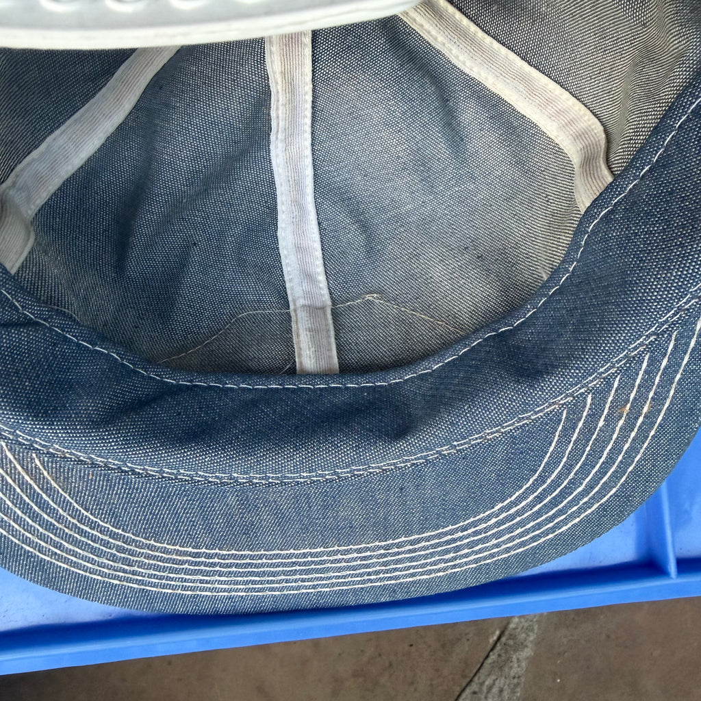 DEADSTOCK 70s/80s Co-Op Fertilizer Patch All Denim  K-Products Snapback miUSA