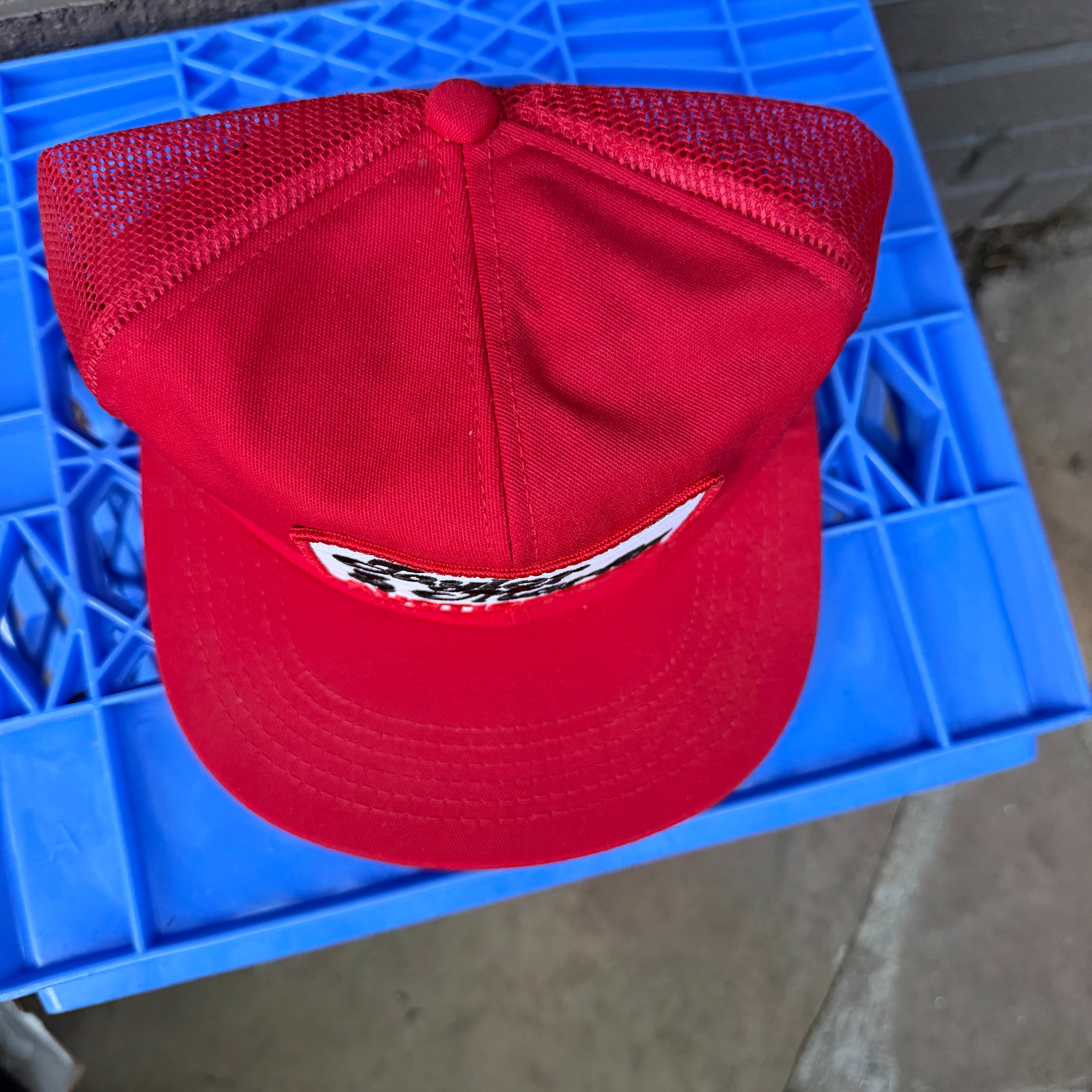 DEADSTOCK 80s Taylor & Martin Patch K-Products Snapback miUSA