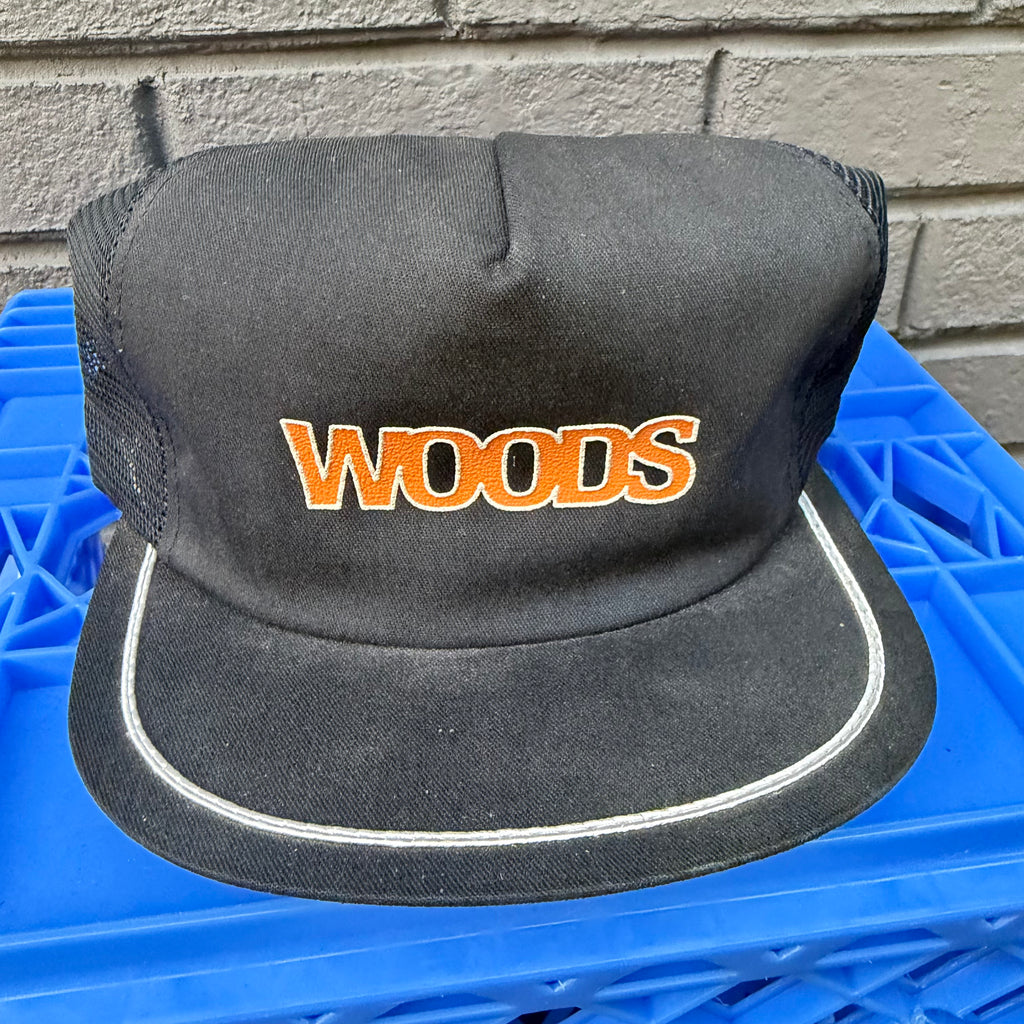 DEADSTOCK 80s “WOODS” K-Products Snapback miUSA