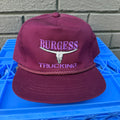 DEADSTOCK 80s Burgess Trucking Longhorn Strapback
