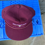 DEADSTOCK 80s Burgess Trucking Longhorn Strapback