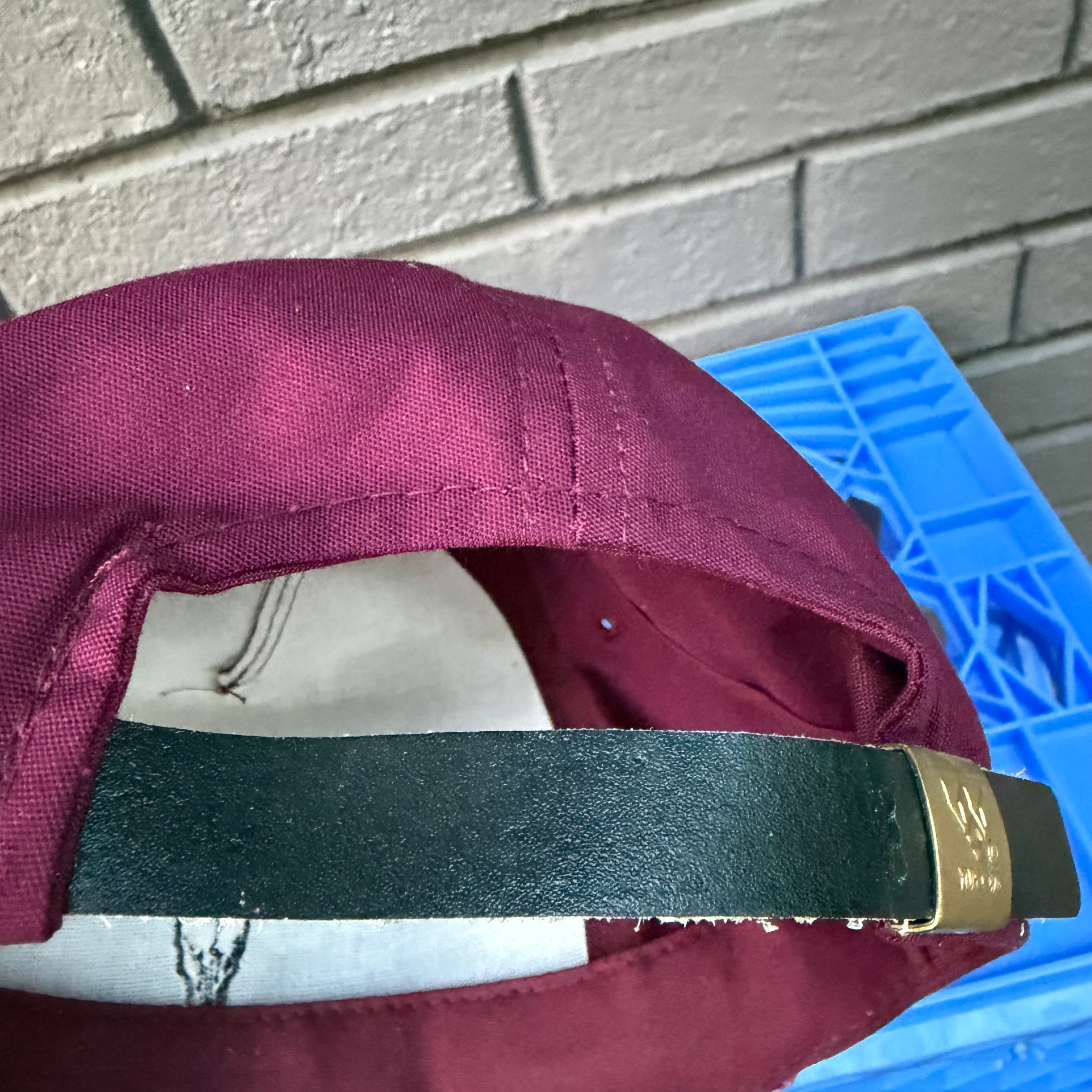 DEADSTOCK 80s Burgess Trucking Longhorn Strapback