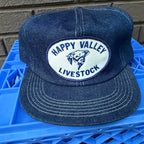 DEADSTOCK 70s/80s Happy Valley Livestock Patch All Denim Snapback miUSA