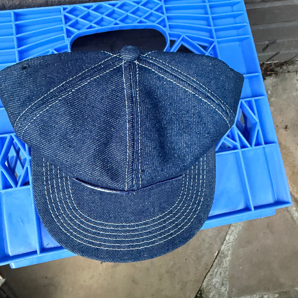 DEADSTOCK 70s/80s Happy Valley Livestock Patch All Denim Snapback miUSA