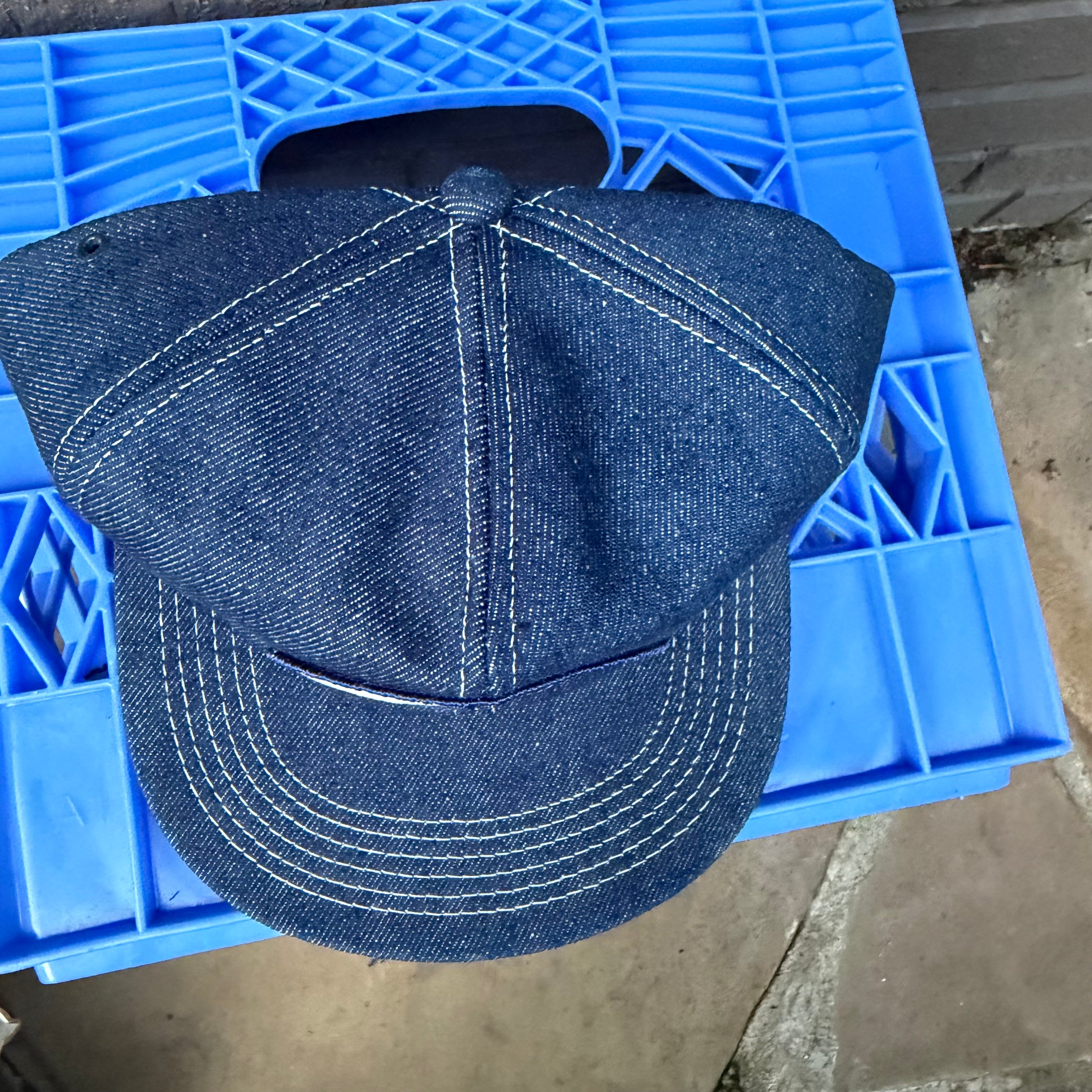 DEADSTOCK 70s/80s Happy Valley Livestock Patch All Denim Snapback miUSA