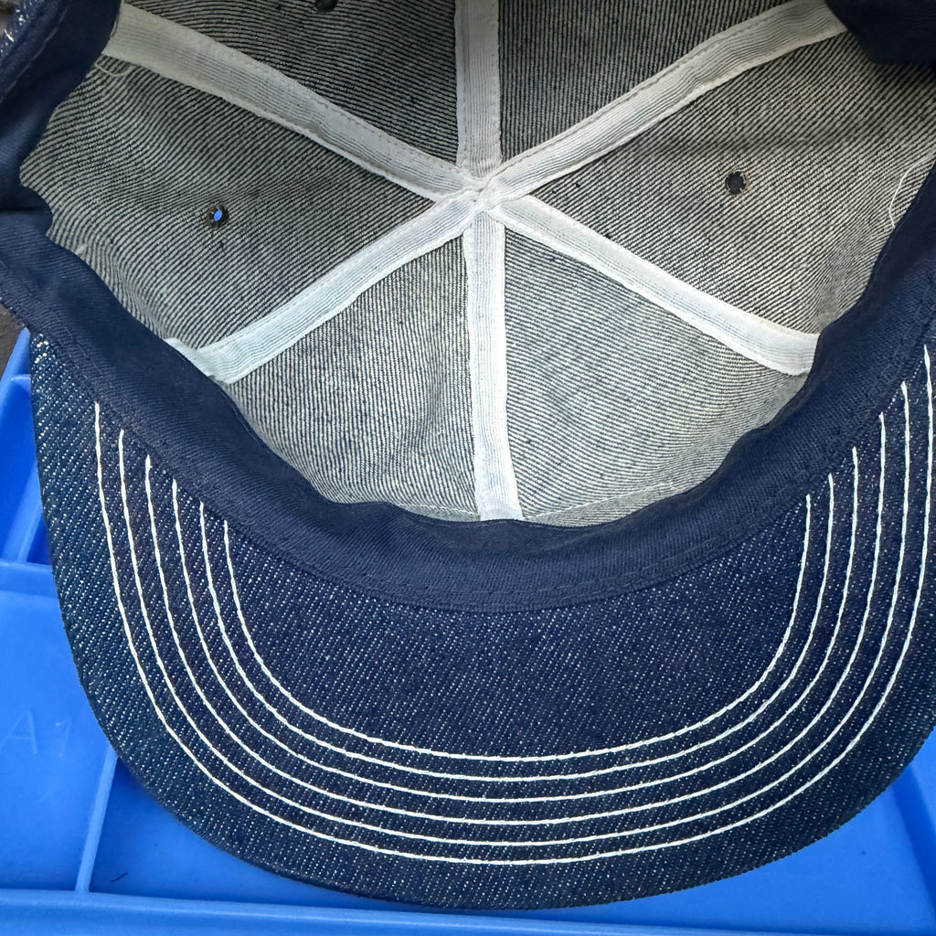DEADSTOCK 70s/80s Happy Valley Livestock Patch All Denim Snapback miUSA
