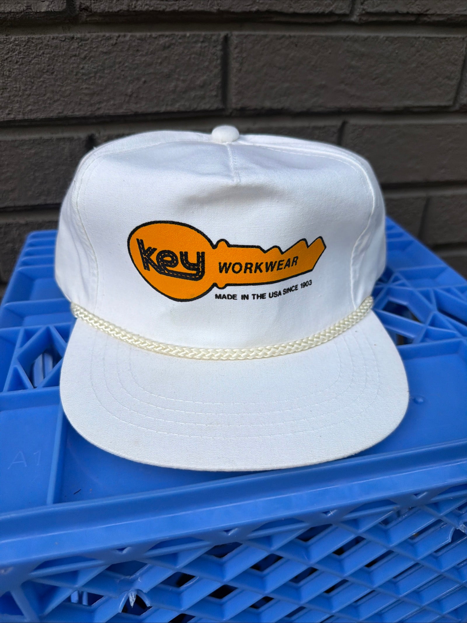 DEADSTOCK 80s Key Workwear Snapback