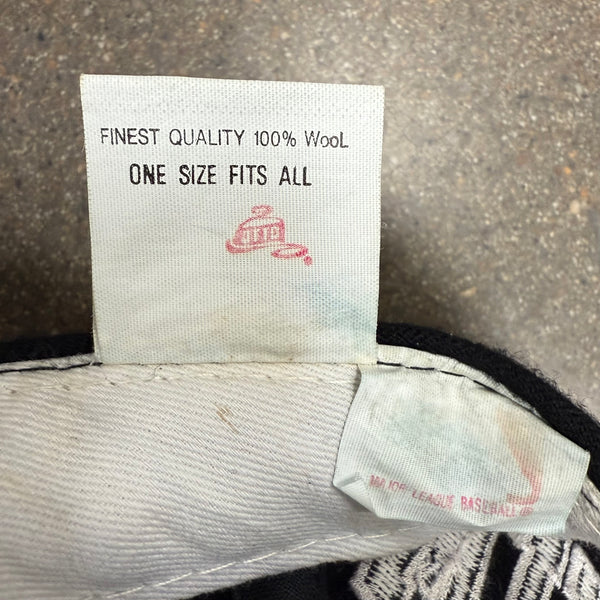 90s LOW PROFILE OG White Sox Blockhead Wool Snapback