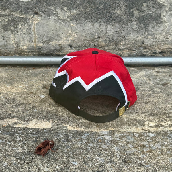 Champion Motorsports Sawtooth Black/Red Strapback