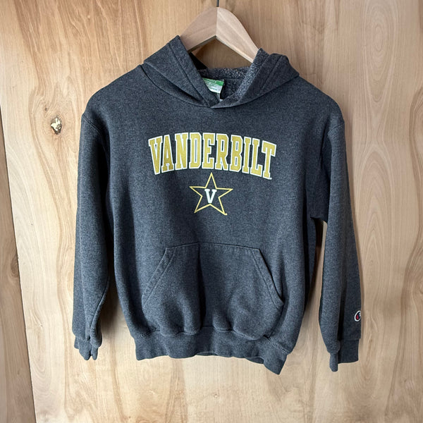 KIDS Vanderbilt Champion Spellout Hoodie Grey - 6/7