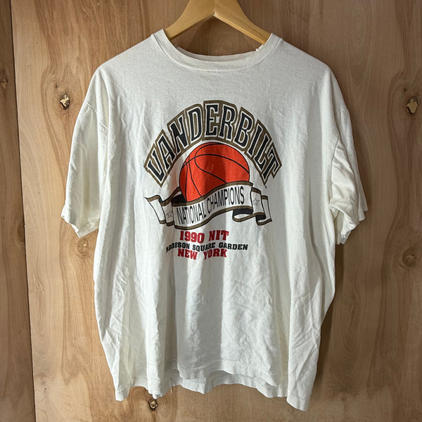 1990 Vanderbilt NIT Tournament Tee - XL miUSA