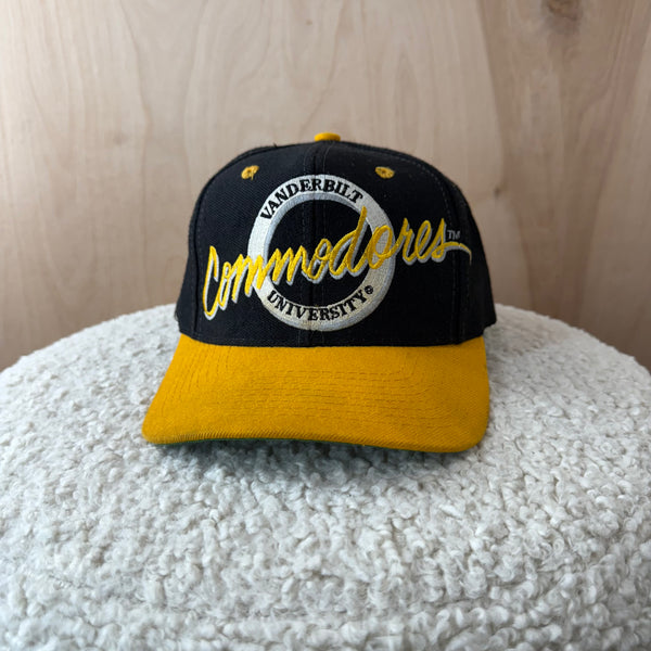Late 80s Vanderbilt The Game Circle Logo Wool Blend SnapBack