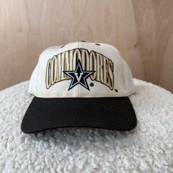 Y2K Two Tone Vanderbilt Commodores Spellout SnapBack