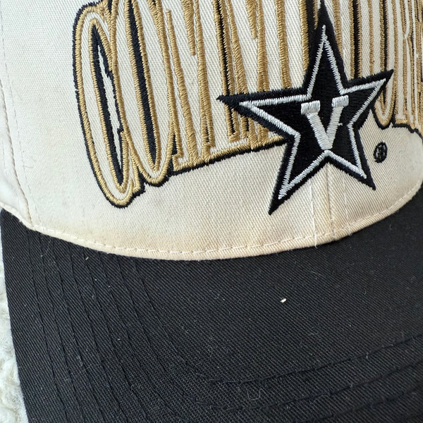 Y2K Two Tone Vanderbilt Commodores Spellout SnapBack