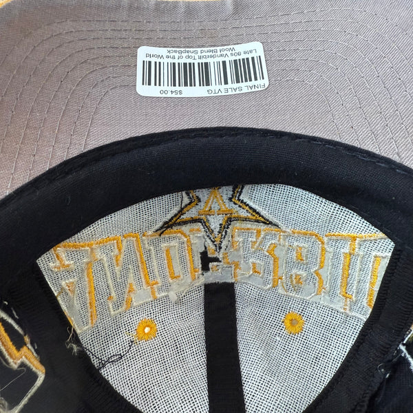 Late 80s Vanderbilt Top of the World Wool Blend SnapBack
