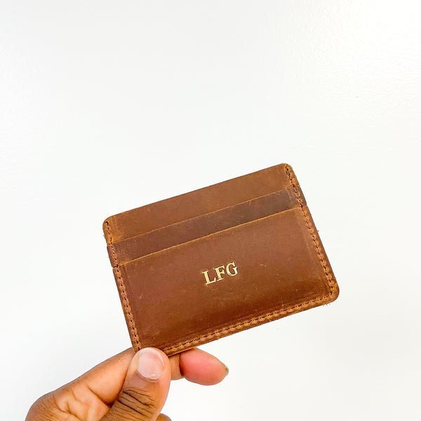 Custom Foil Stamp Card Wallet