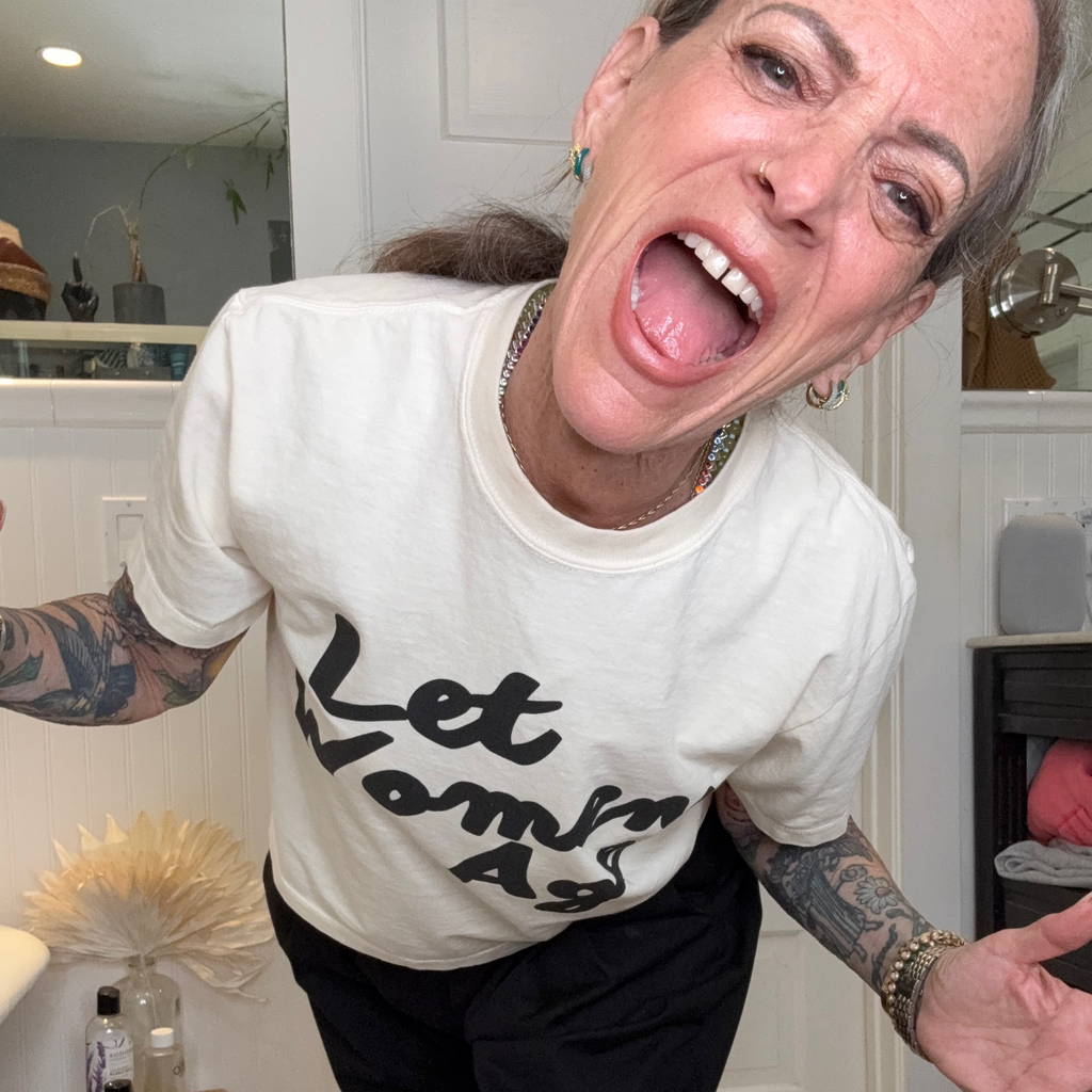 “Let Women Age” Boxy Crop Tee