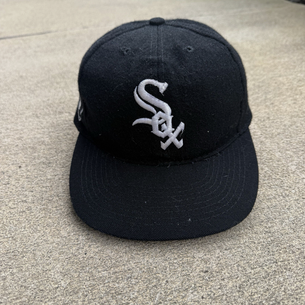 90s LOW PROFILE OG White Sox Blockhead Wool Snapback