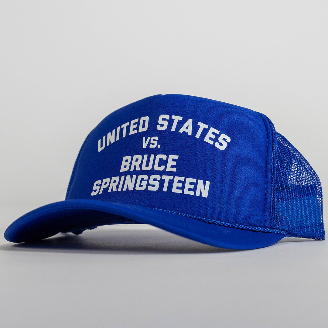 Springsteen Hat Back Pocket United States vs. Bruce Springsteen Trucker Hat – N. B. GOODS