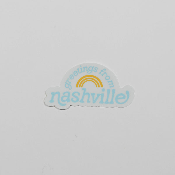 Greetings From Nashville Sticker