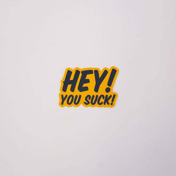 Hey You Suck Sticker