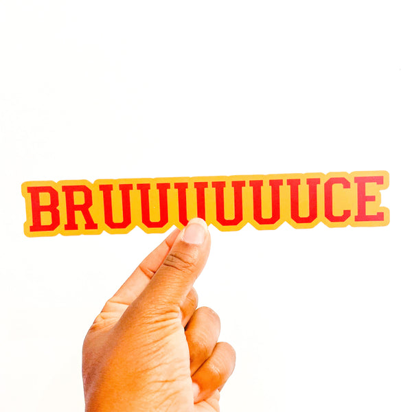 bruce bruuuuuuce sticker
